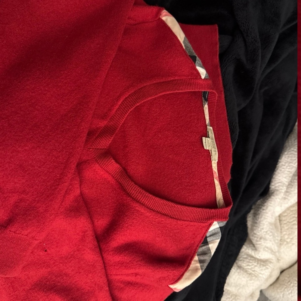 Burberry Red Sweater